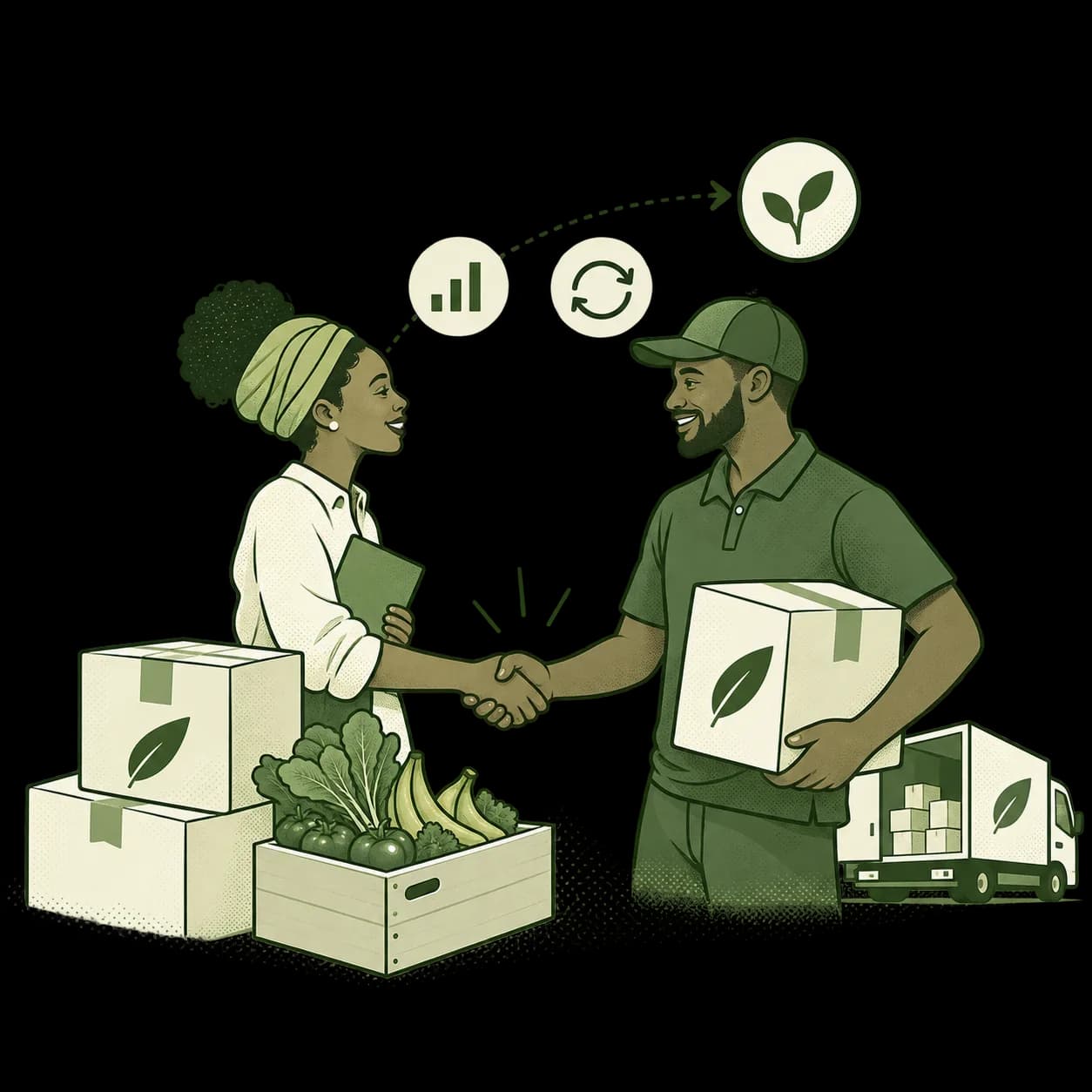 Two wholesale partners building a long-term African grocery supply relationship